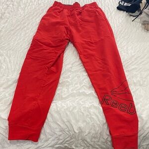 Reebok Kids Bright Red Joggers